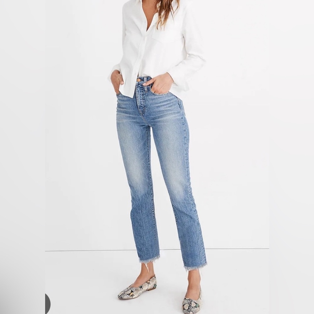 Madewell The Perfect Vintage Jean with Raw Hem